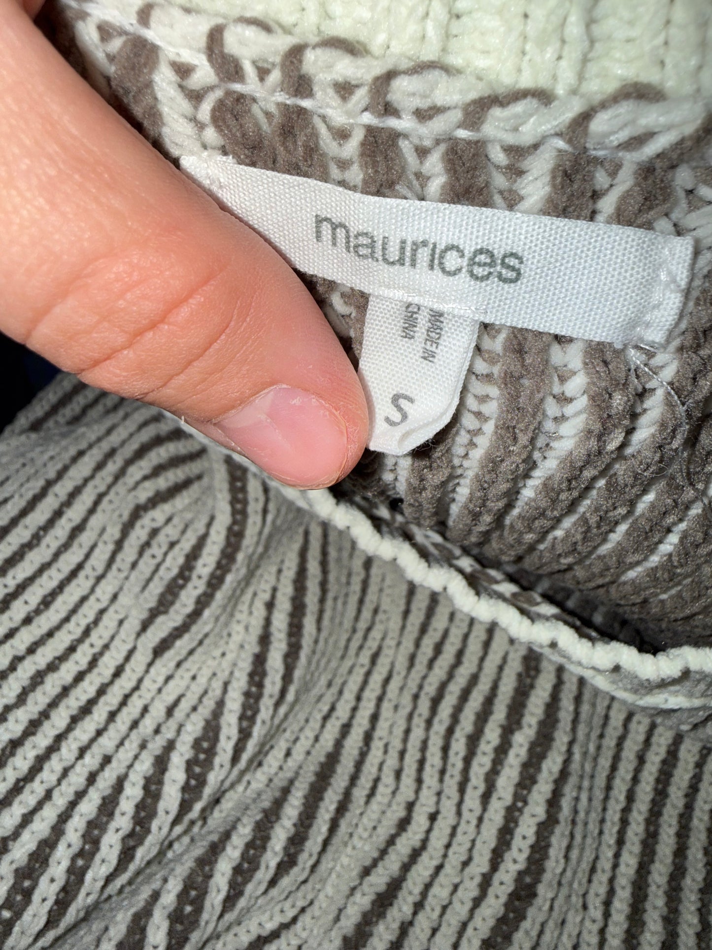 Maurice’s sweater