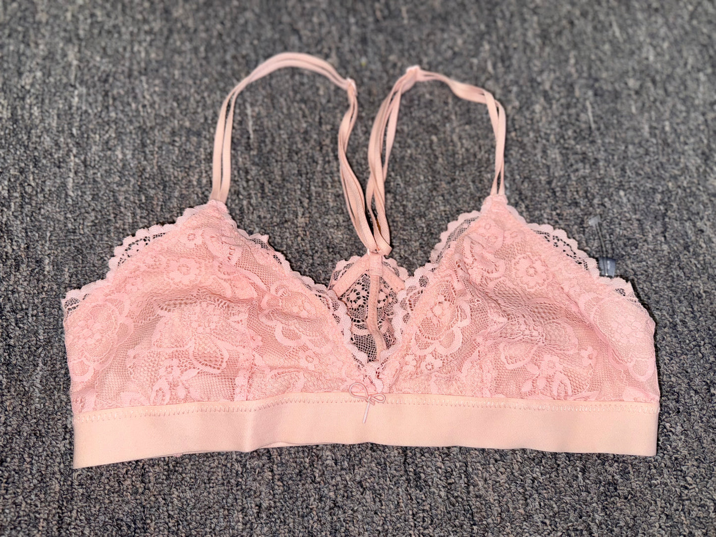 aerie (Medium) Pink Lace Bralette