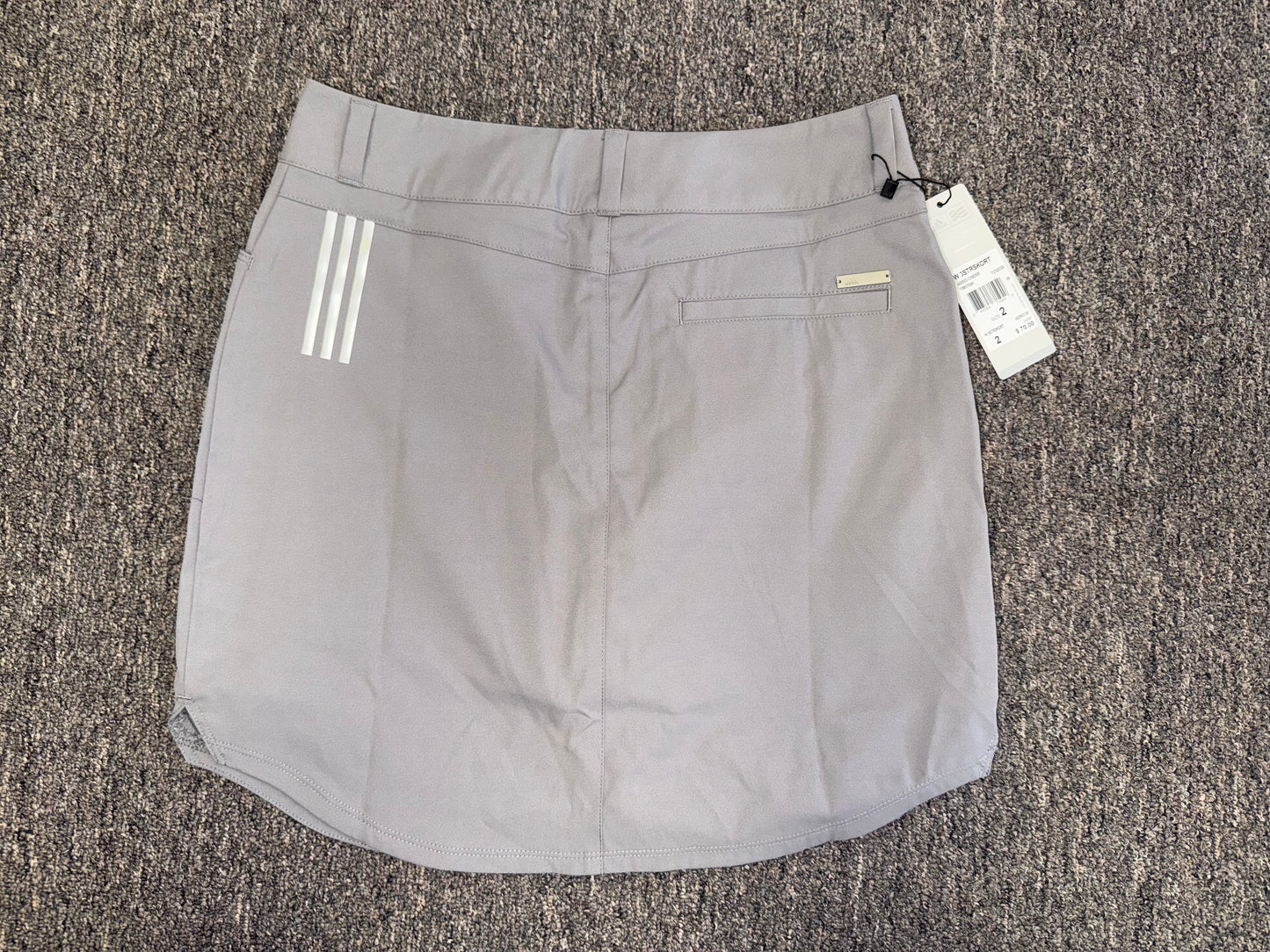NWT Adidas (2) Brand New Grey Skort