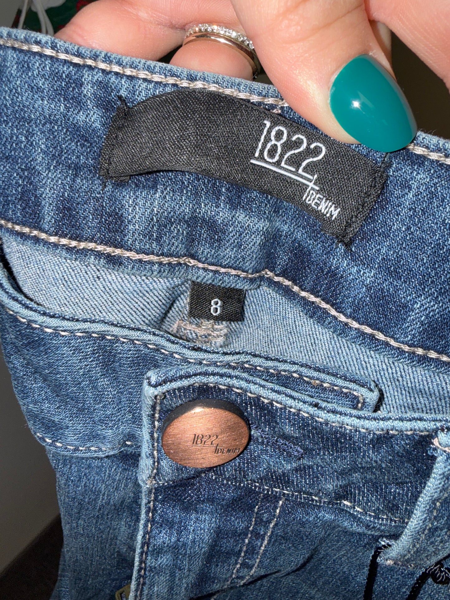 NWT 1822 (8) Brand New Relaxed Ankle Skinny Denim Jeans
