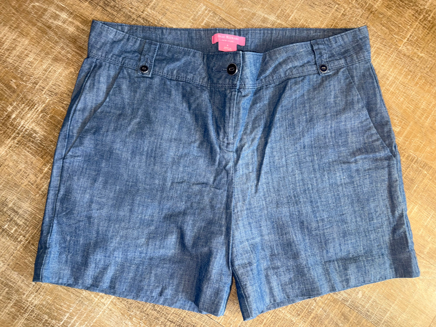 Isaac Mizrahi (8) Blue Dress Shorts