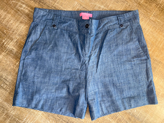 Isaac Mizrahi (8) Blue Dress Shorts