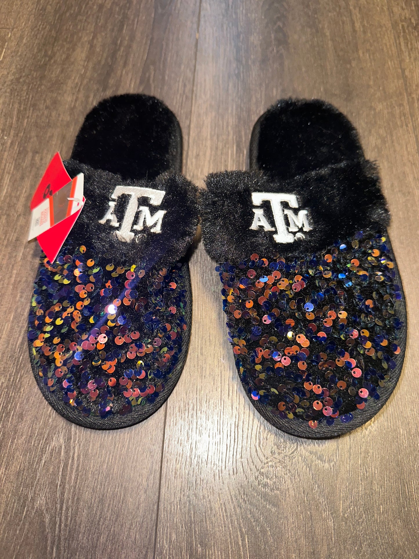 NWT Foco (Medium) Brand New Texas A&M Sequin Slipper Shoes