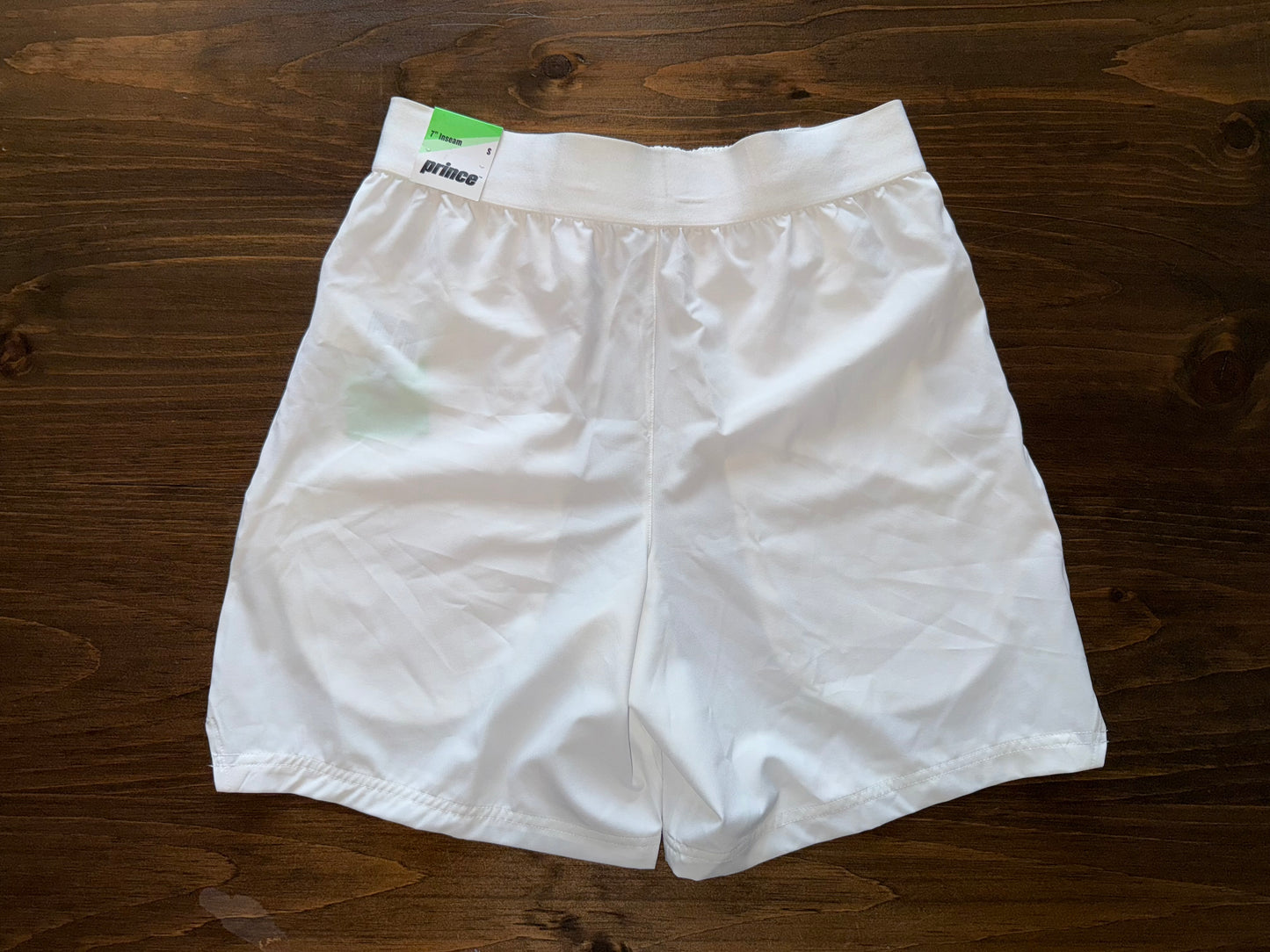 NWT Prince (Small) Brand New White 2-Way Stretch Tennis Shorts