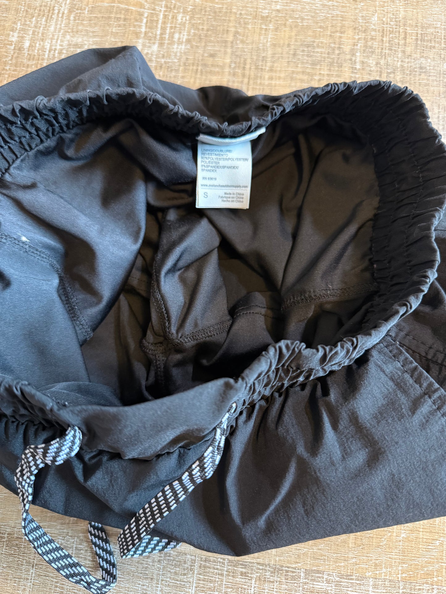 Avalanche (Small) Black Midi Skort with Pockets