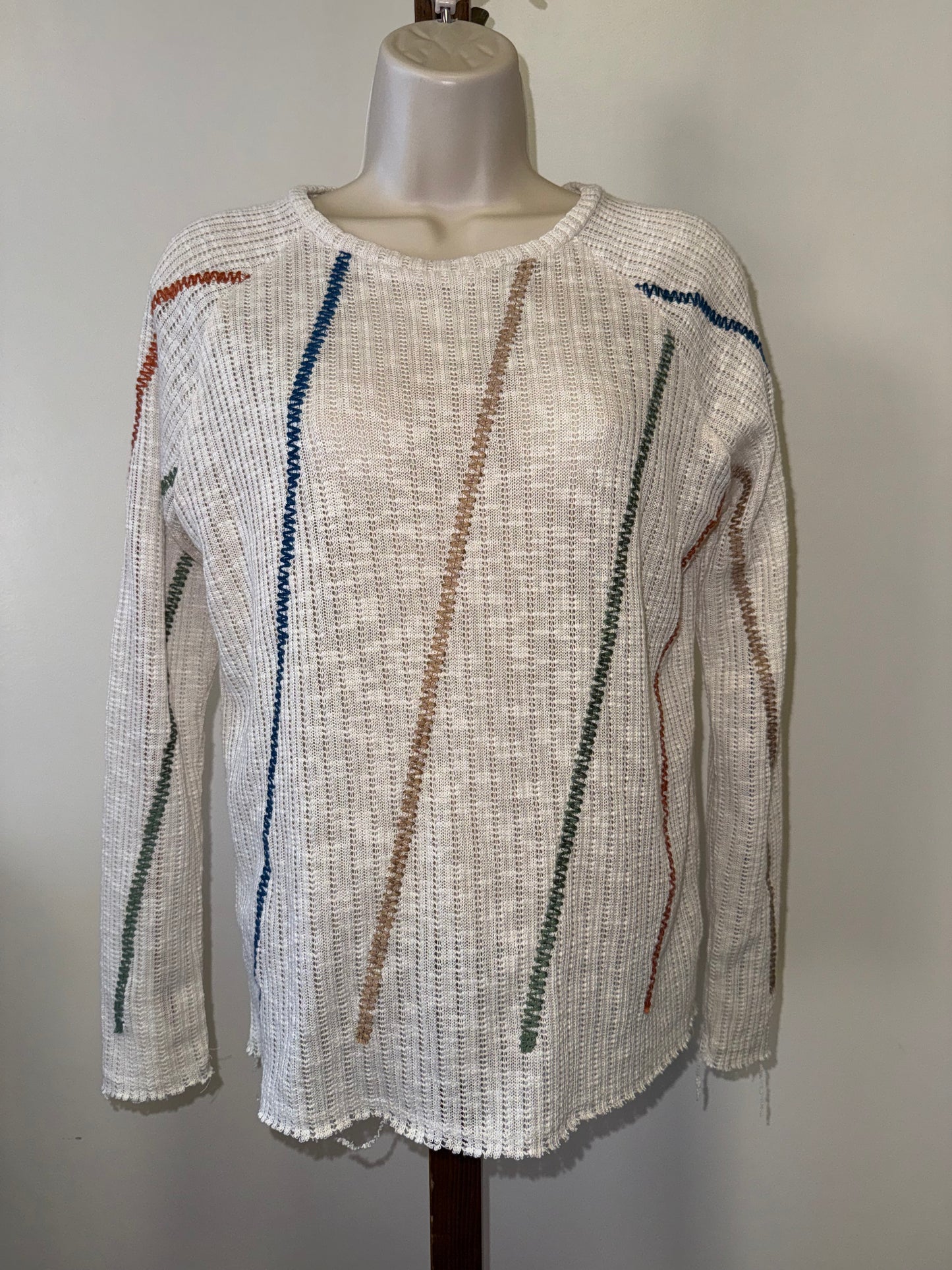 Promesa (Small) Neural Knit Long Sleeve Blouse