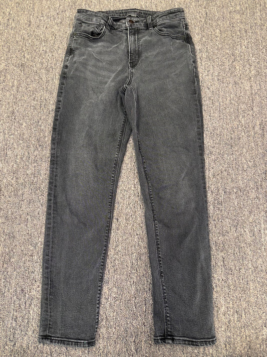 American Eagle (4) Black Denim Mom Jeans with Stretch