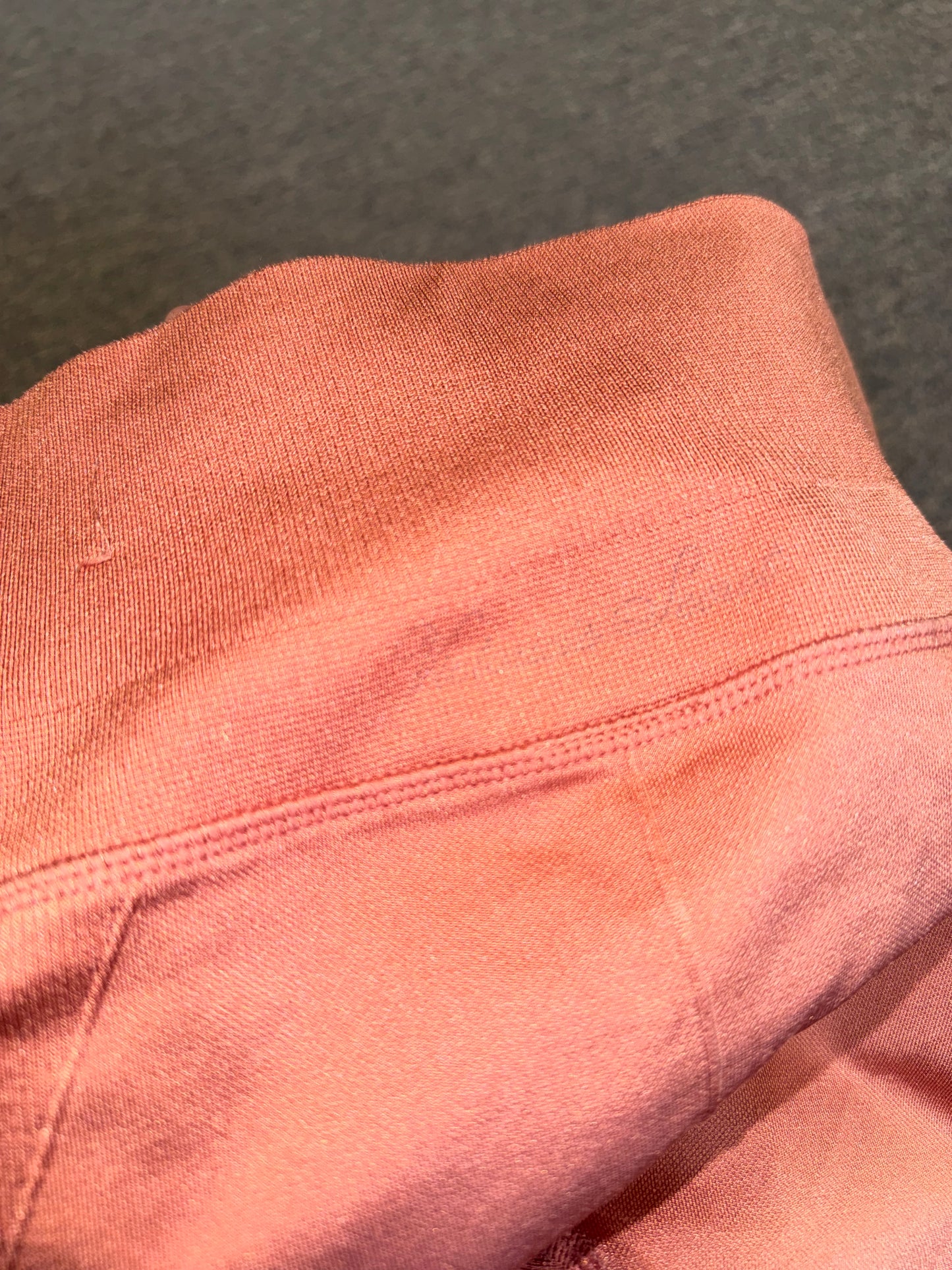 Victoria's Secret (Small) Orange Cropped Seamless Leggings with Cheetah Print