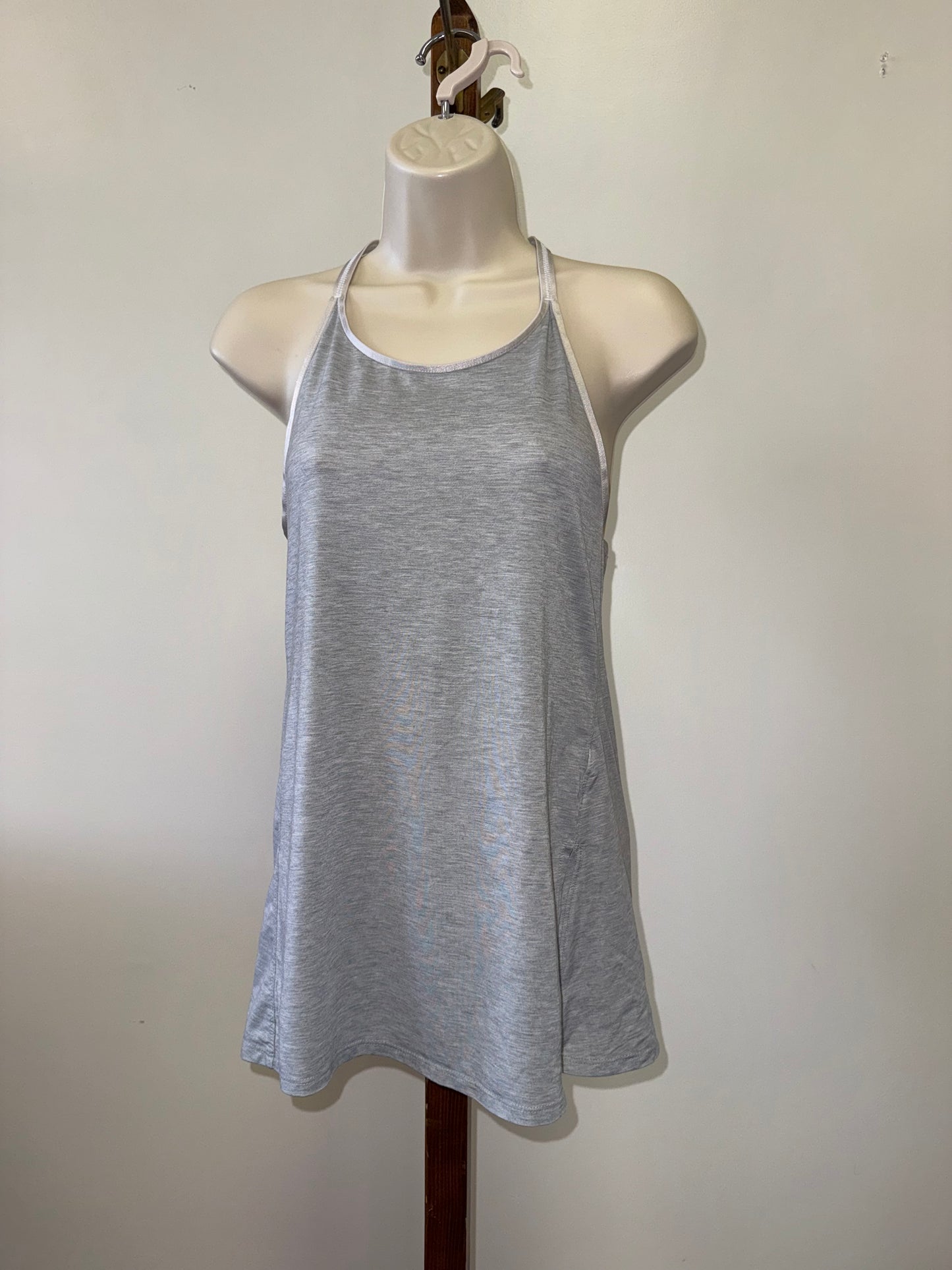 Athleta (XXS) Grey Racerback Tank Top