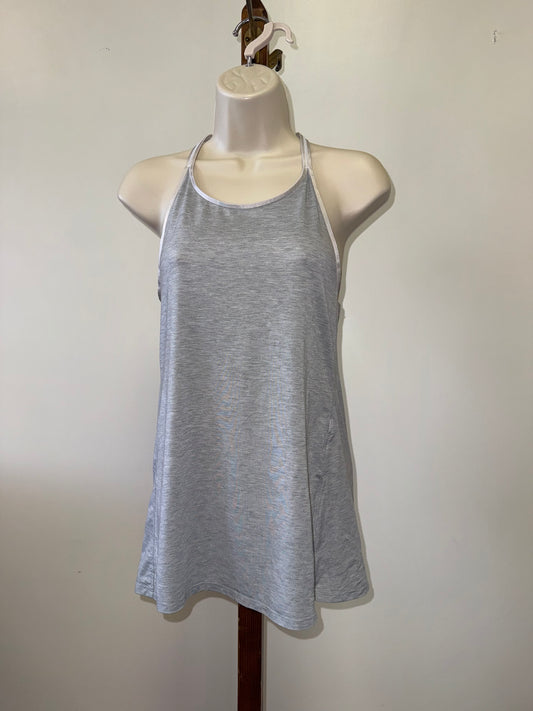 Athleta (XXS) Grey Racerback Tank Top