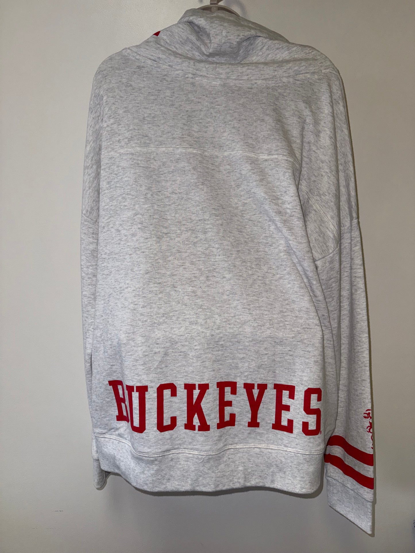PINK Victoria's Secret (Large) Ohio State Buckeyes Cowl Neck Sweatshirt