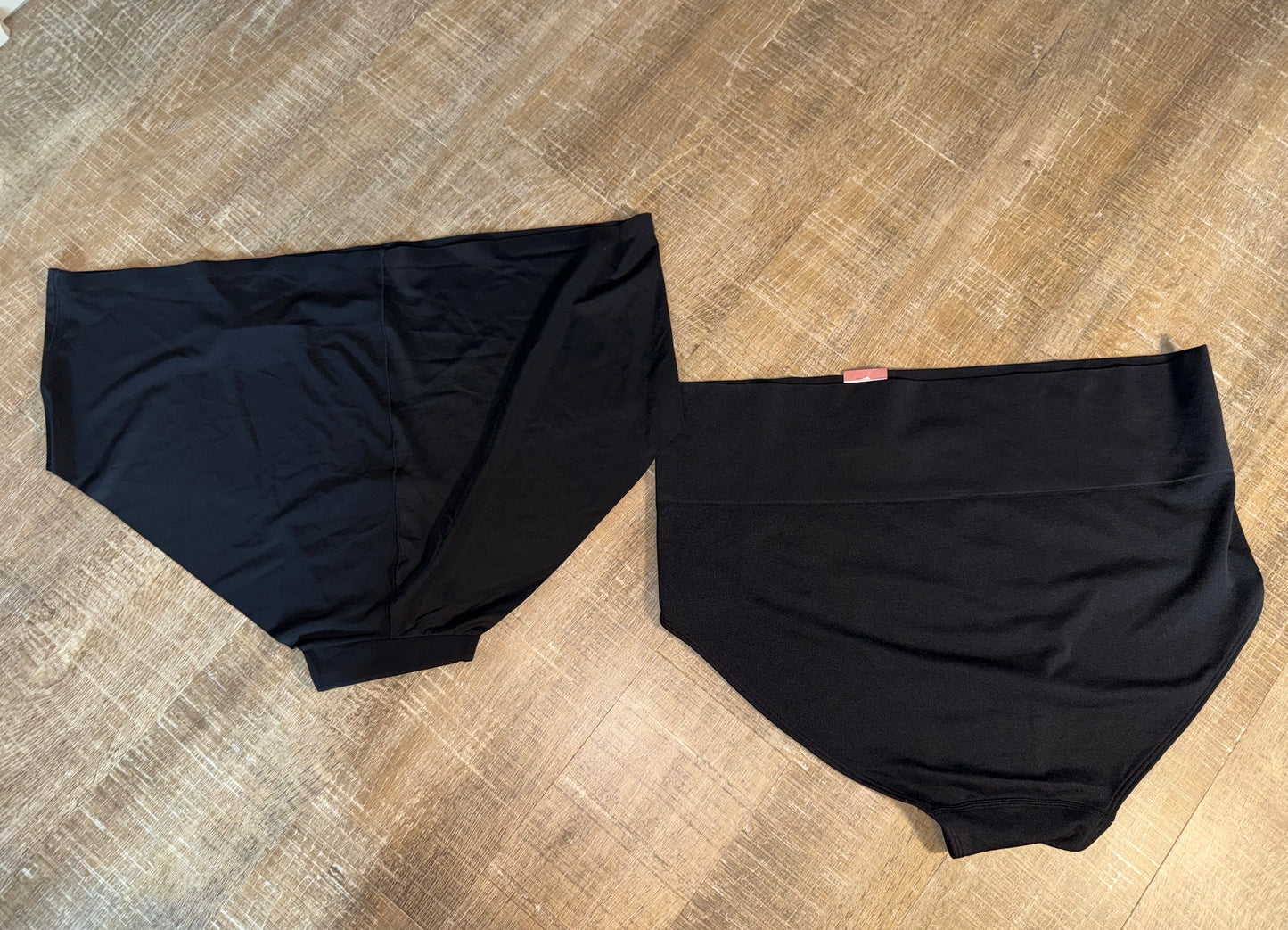 NWT Auden (3X) Brand New 2 Pairs of Black Brief Underwear Set