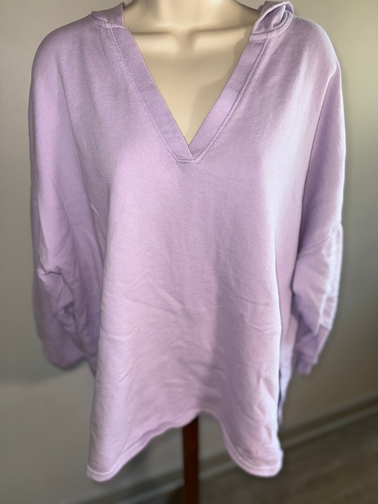 Old Navy (XL) Purple Loose Fit V-Neck Hoodie