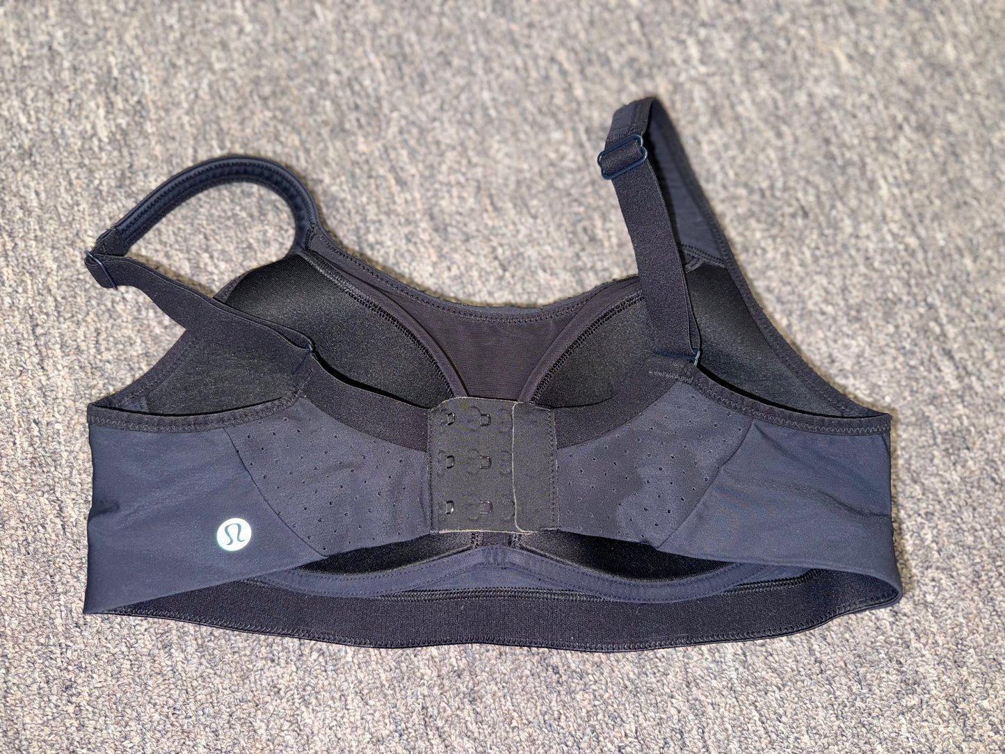 lululemon Black Run Times Bra