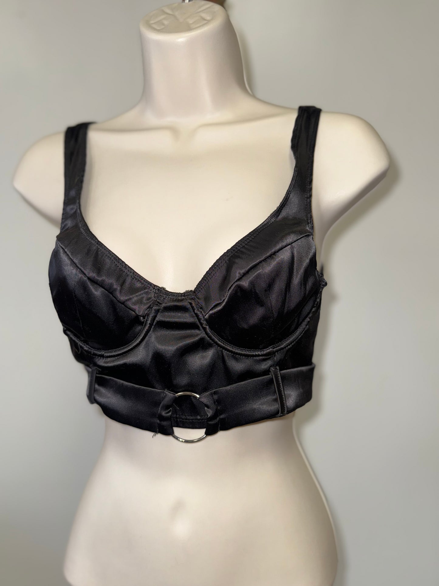 Fashion Nova (XS) Black Cropped Tank