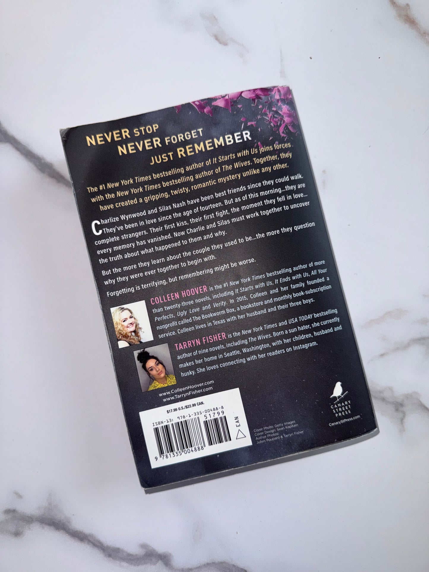 'Never Never' By Colleen Hoover Paperback Book