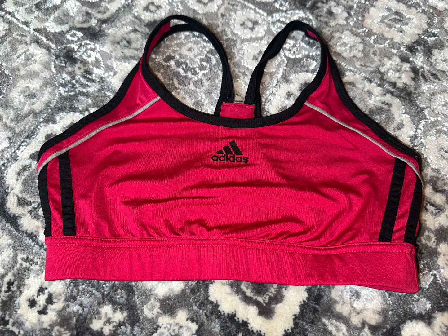 adidas (Small) Hot Pink Sports Bra