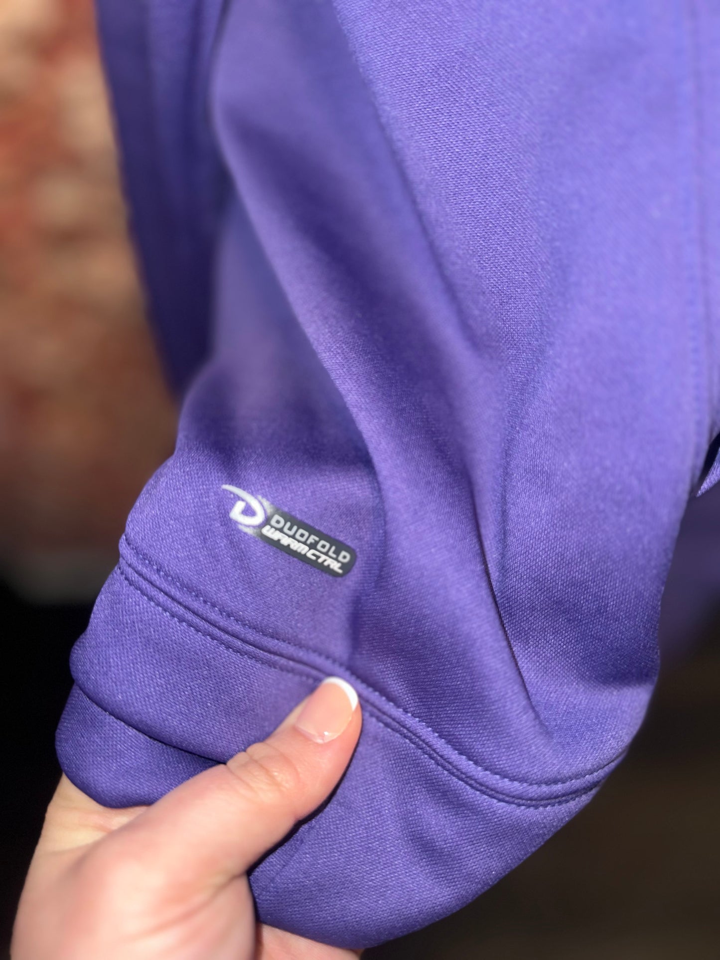 Champion (Small) Purple Performance Zip Up Sporty Jacket