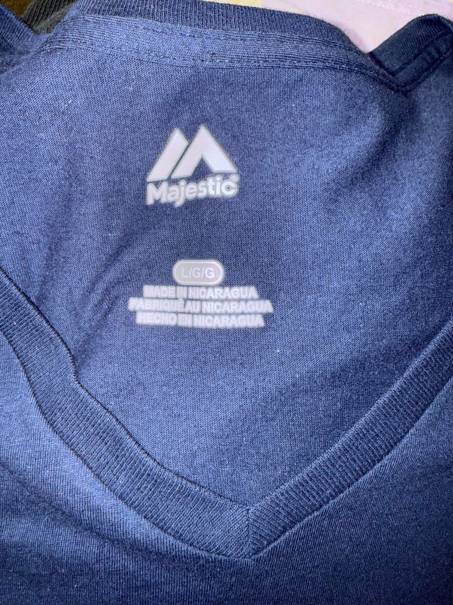 NWT Majestic (Large) Brand New Red Sox V-Neck T-Shirt