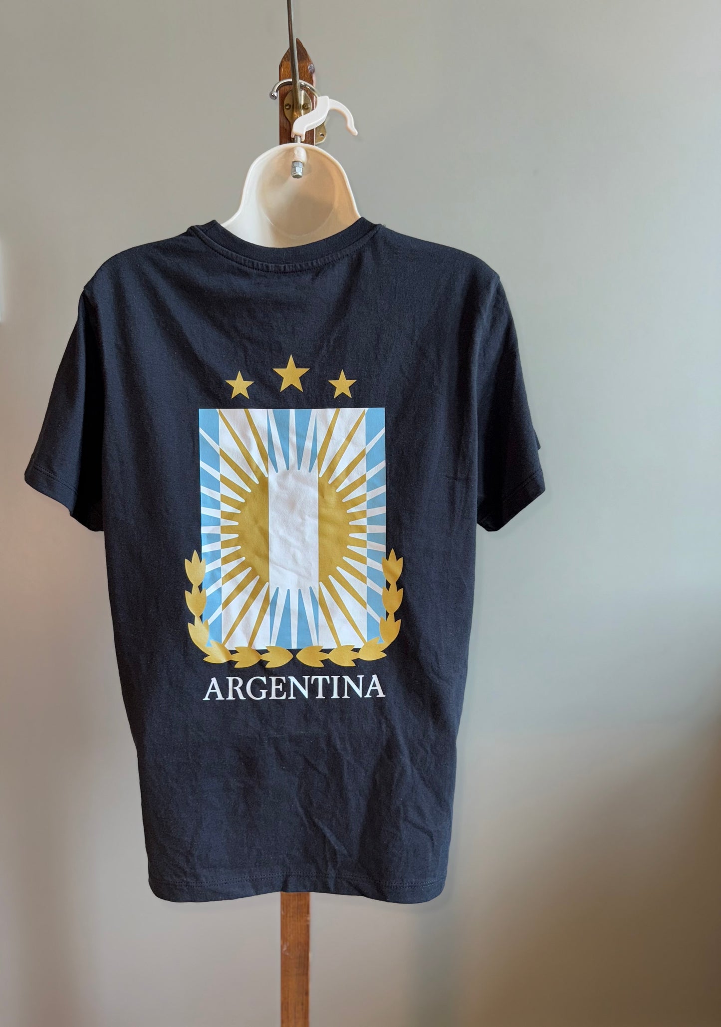 NWT Adidas (Medium) Brand New Black Argentina Regular Fit T-Shirt