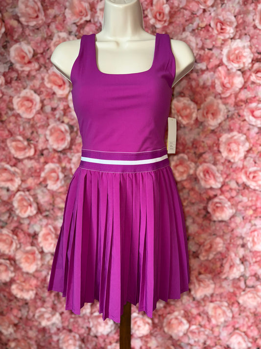 NWT all in motion (XS) Brand New Purple One Piece Dress with Built in Spandex
