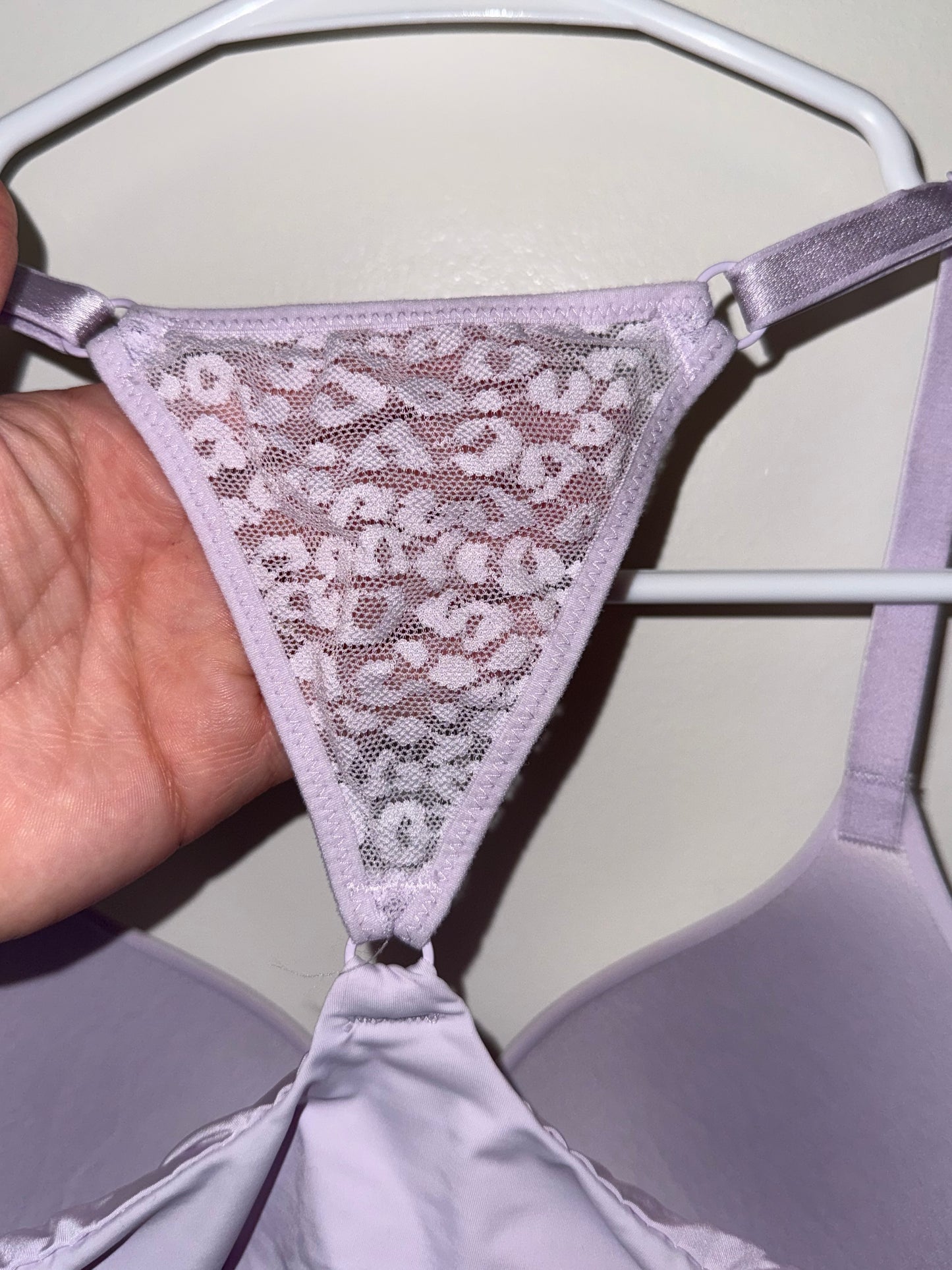 Victoria's Secret (34D) Purple T-Shirt Push Up Full Coverage Bra w Front Latch