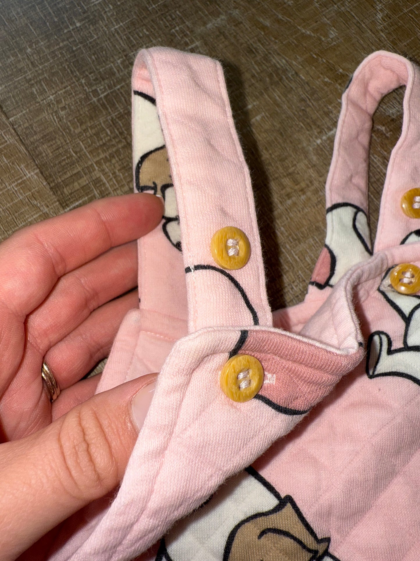 H&M Disney (18 Month) Winnie The Pooh Pink Overalls