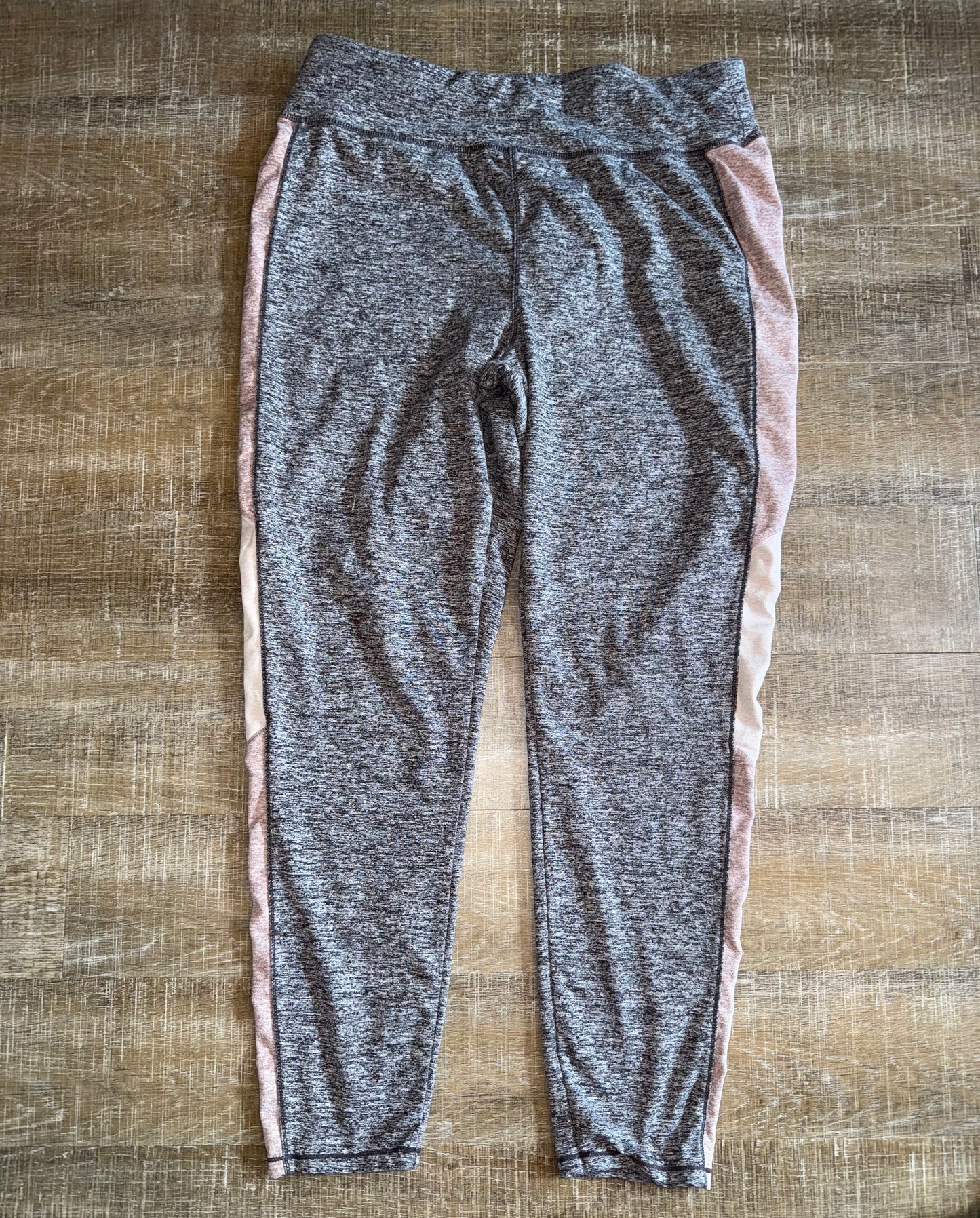 Tangerine (XL) Pink & Grey Leggings