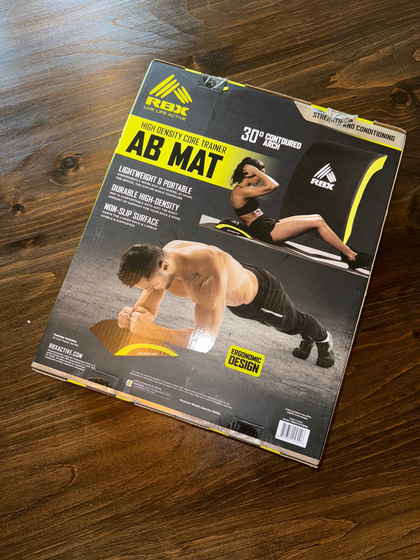 NWT RBX Brand New High Density Core Trainer Ab Mat