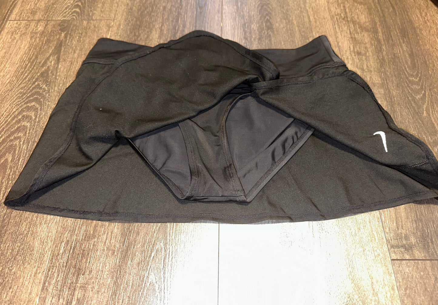 Nike (Medium) Black Sporty Skirt with Built in Undies