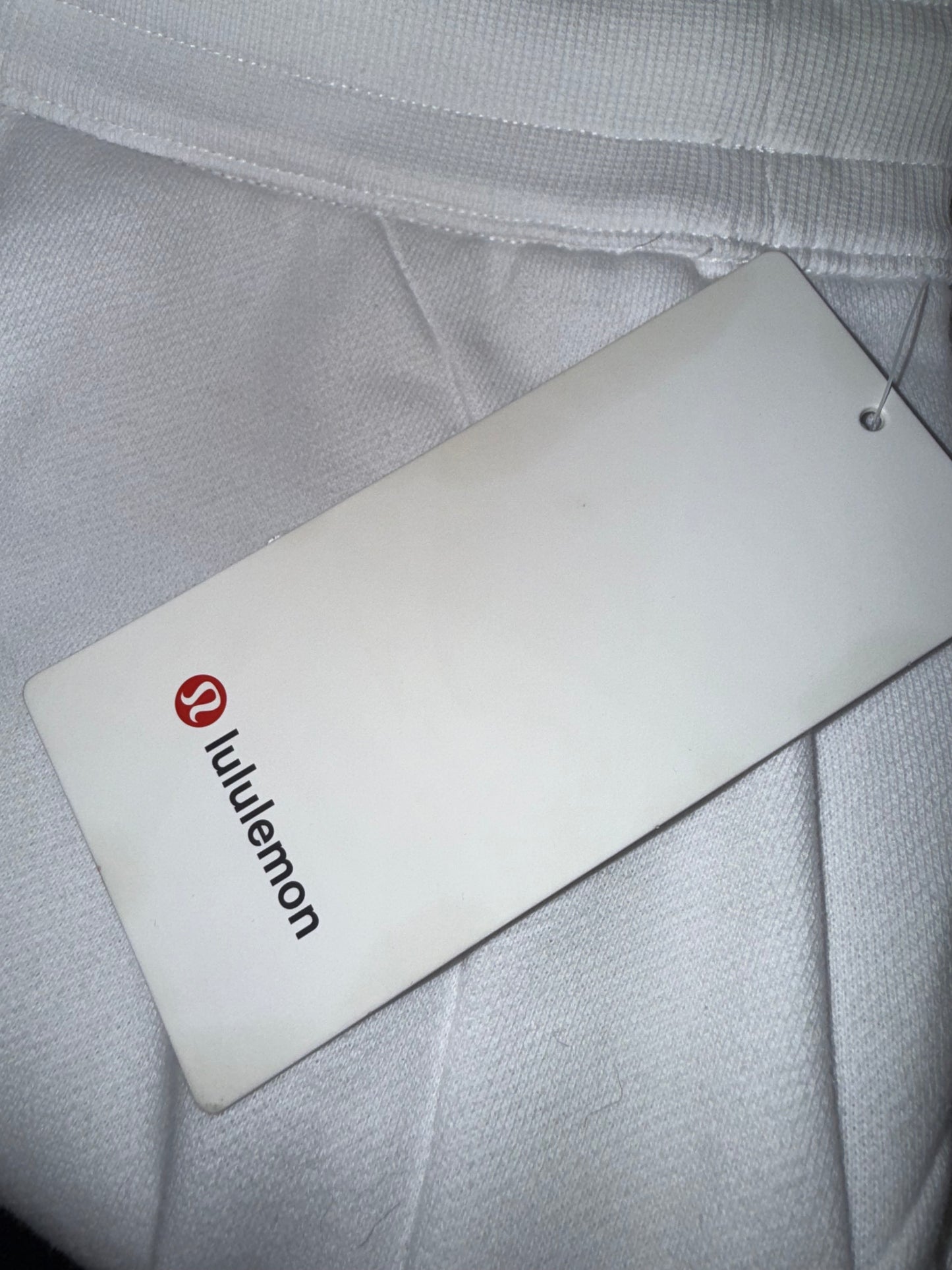 NWT Lululemon (4) Brand New White High Rise Scuba Sweat Shorts