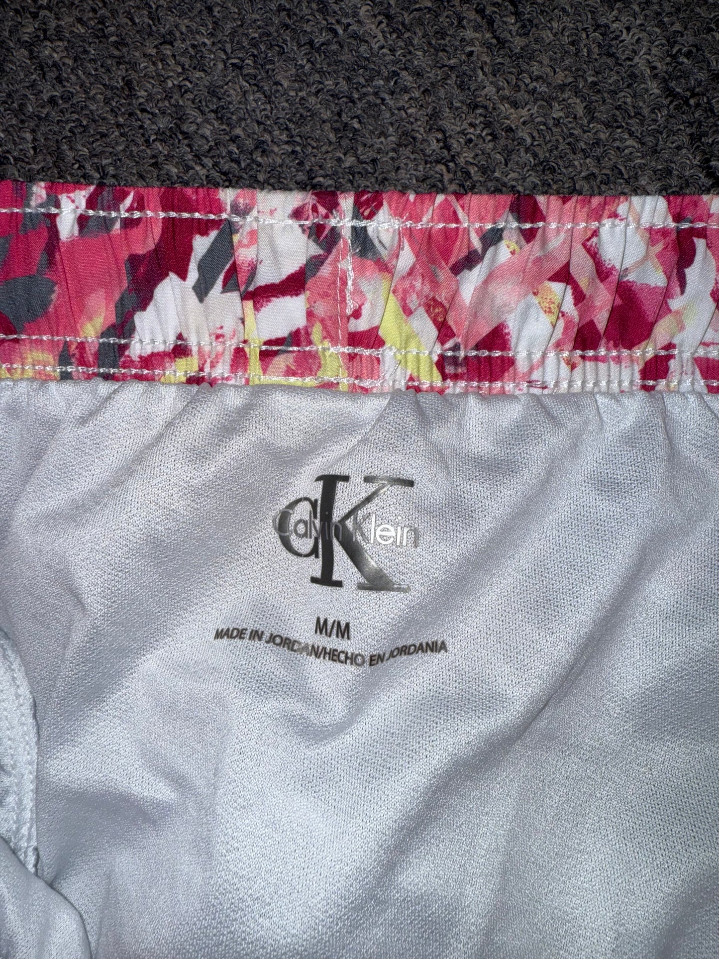 Calvin Klein (Medium) Pattern Drawstring Sporty Shorts