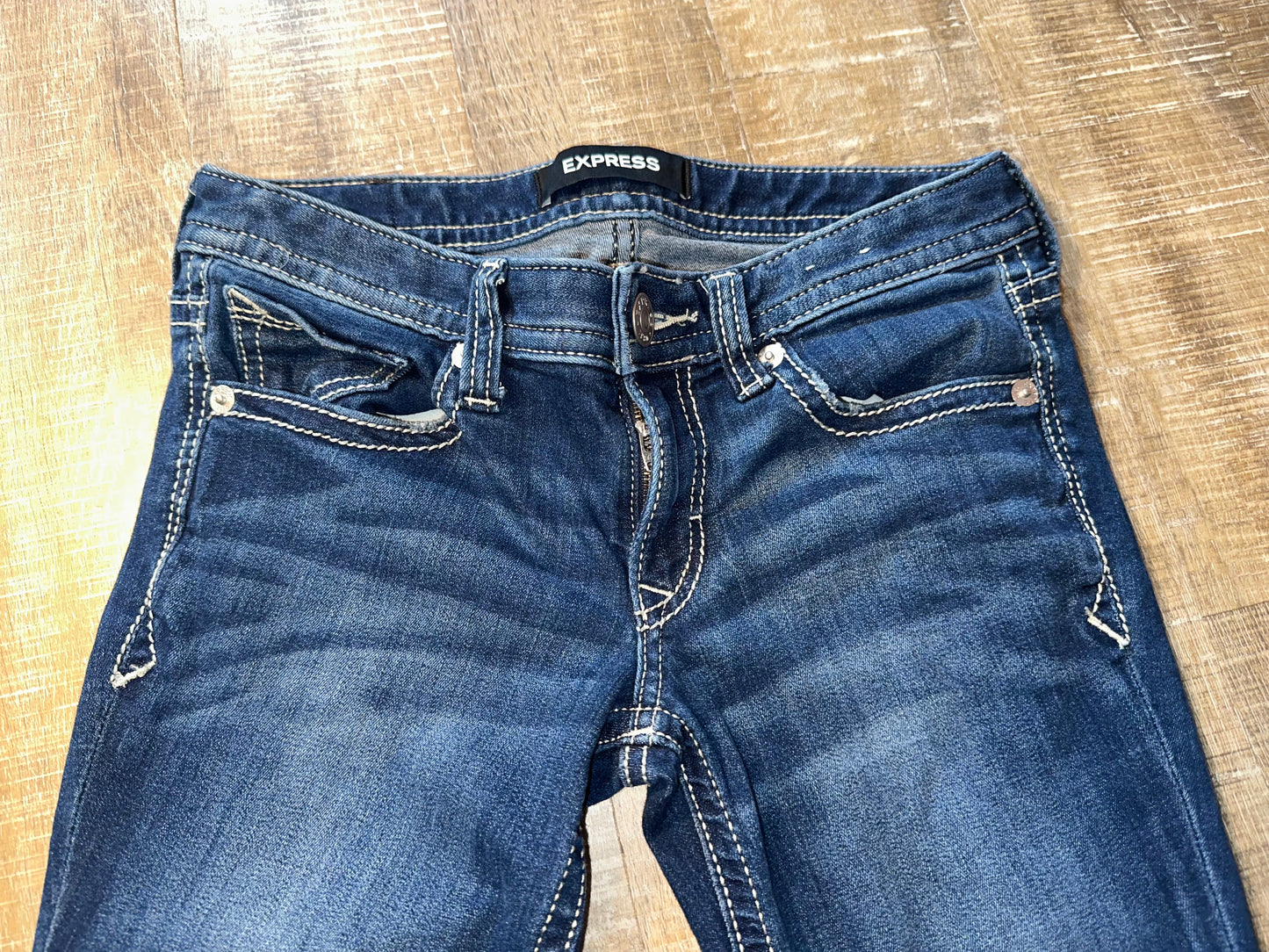 Express (4L) Legging Low Rise Stretch Denim Jeans