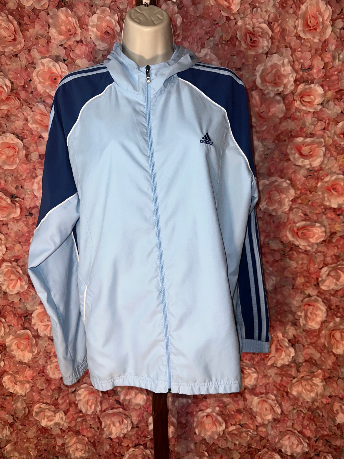 adidas (XL) Blue Zip Up Jacket