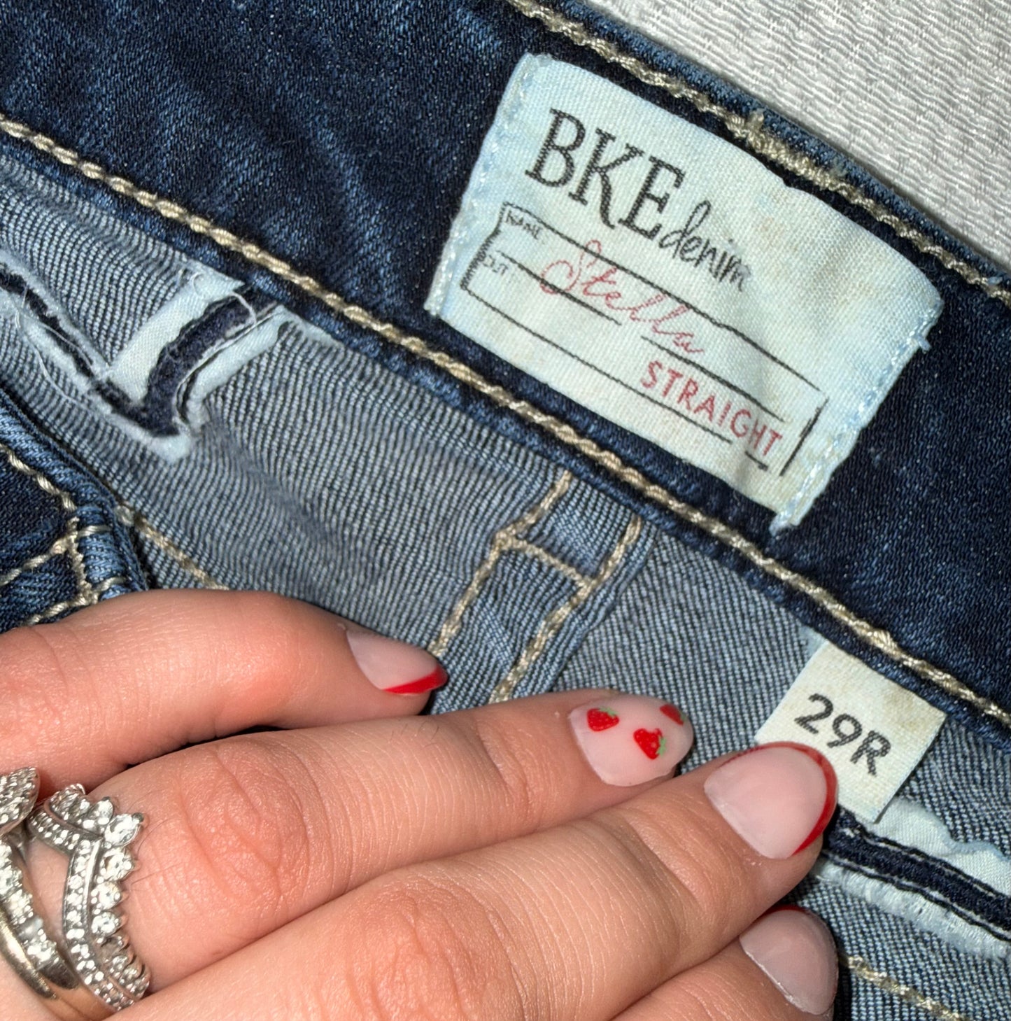 BKE (29) Stella Straight Denim Jeans