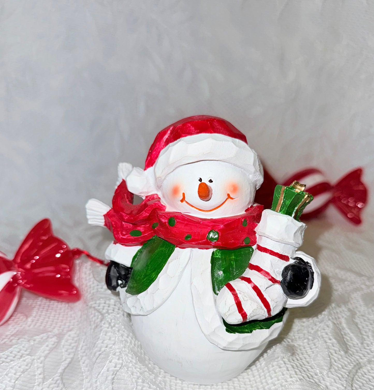 Christmas Snowman Accent Decor