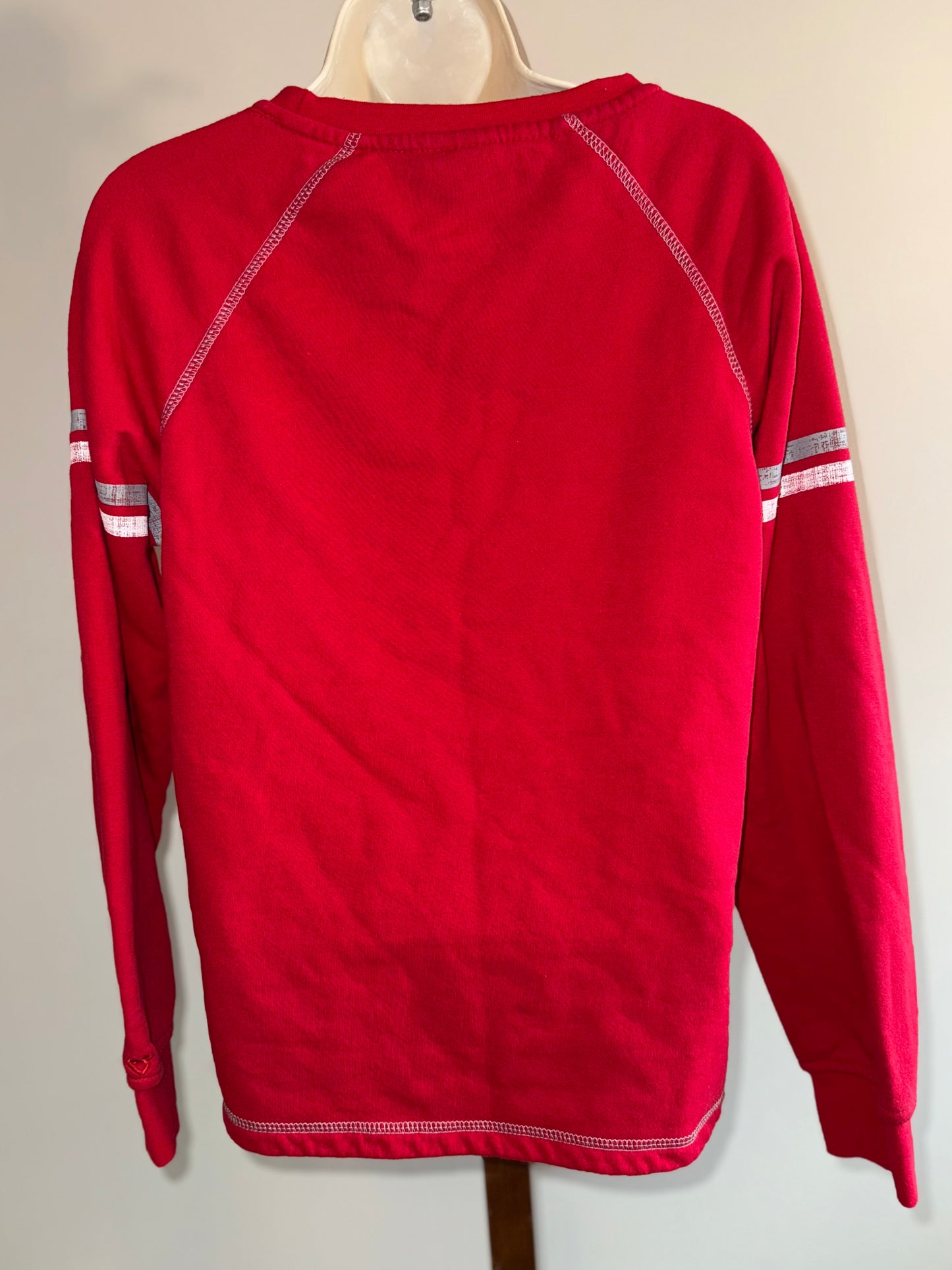 Colosseum (Large) Red Buckeyes Ohio State Crewneck Sweatshirt