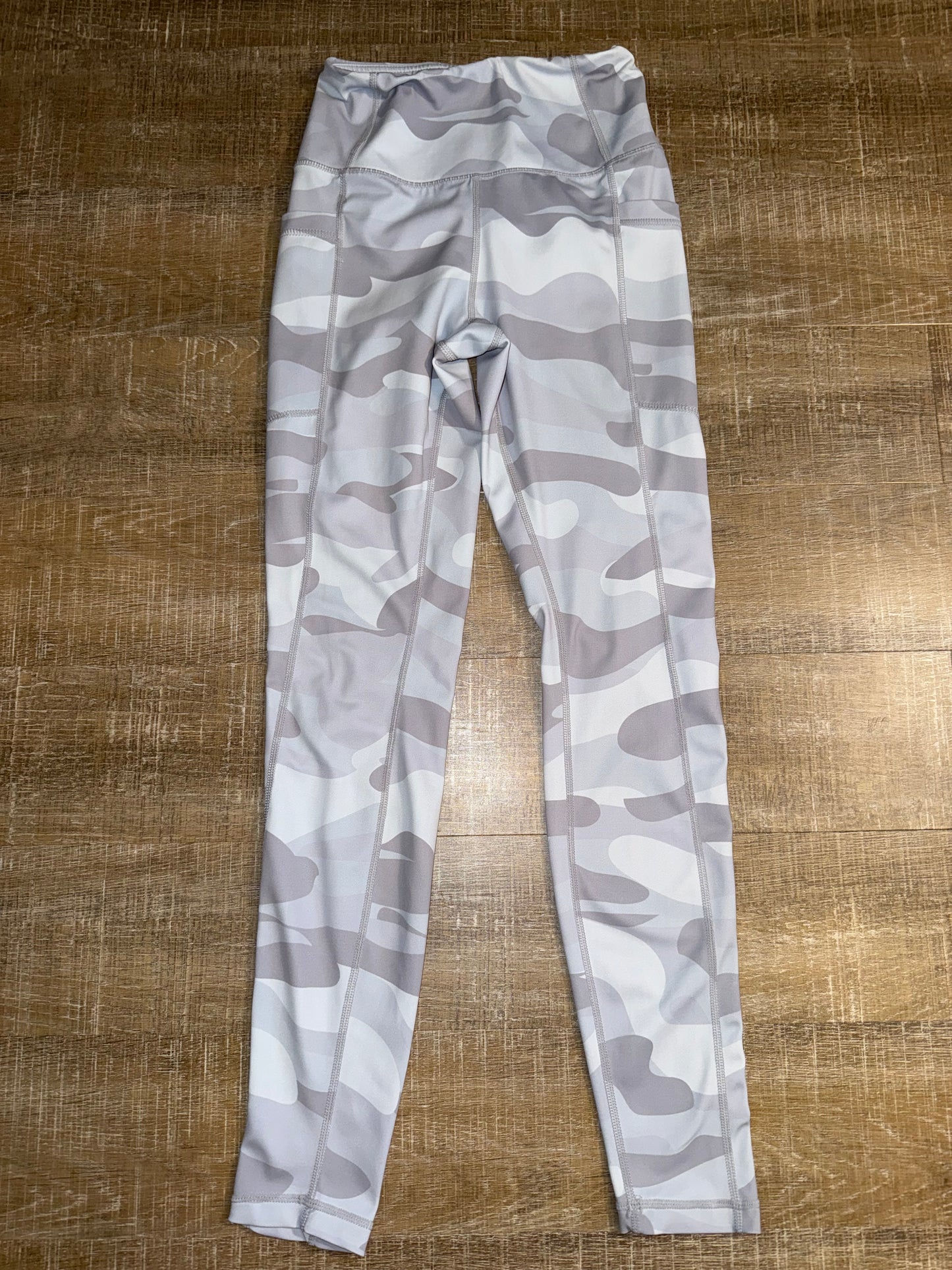 Ethos (XXS) Grey Camo Pattern Leggings with Pockets