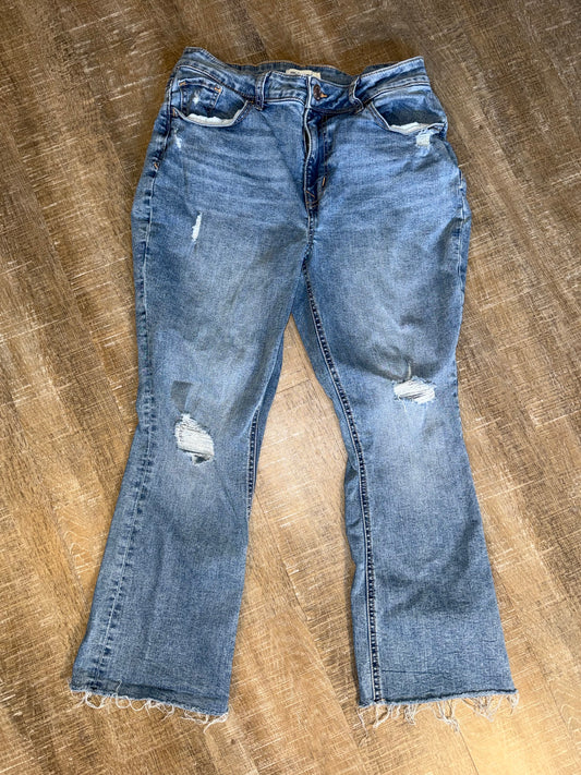 M Jeans by Maurices (10 short) Distressed Denim Jeans