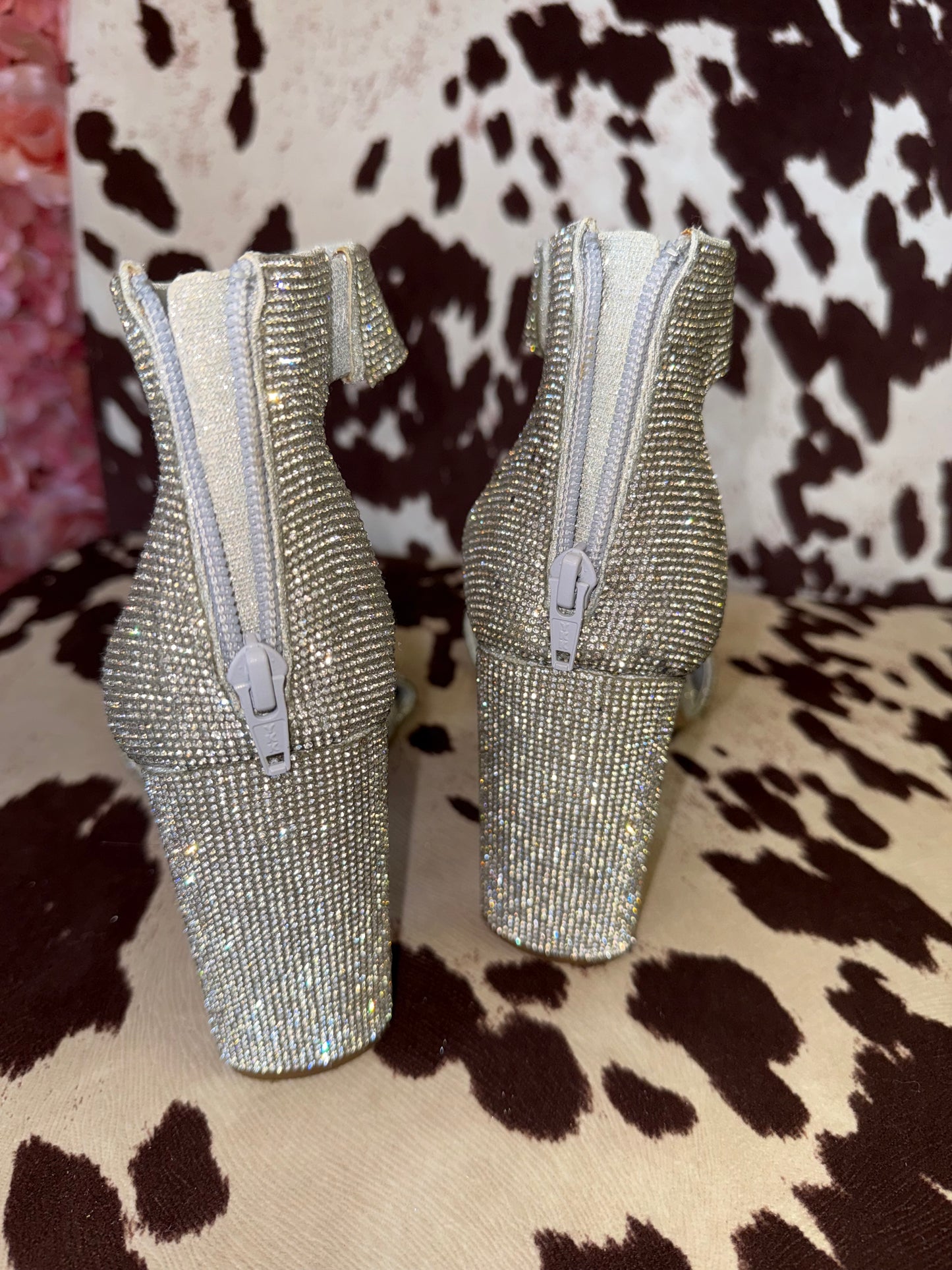 Silver heels