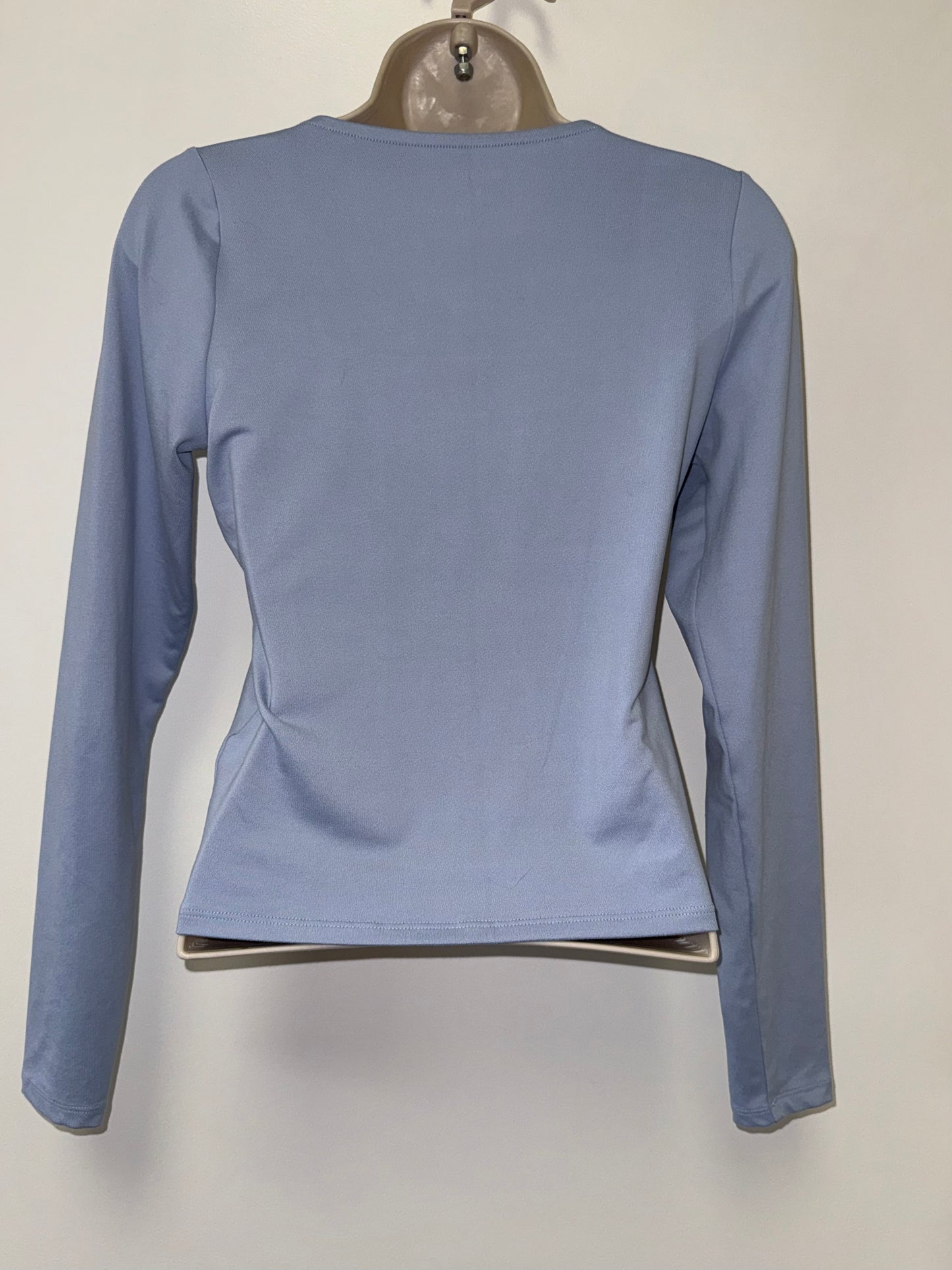 Hollister (Medium) Smooth Soft Long Sleeve Crop Top with Square Neckline