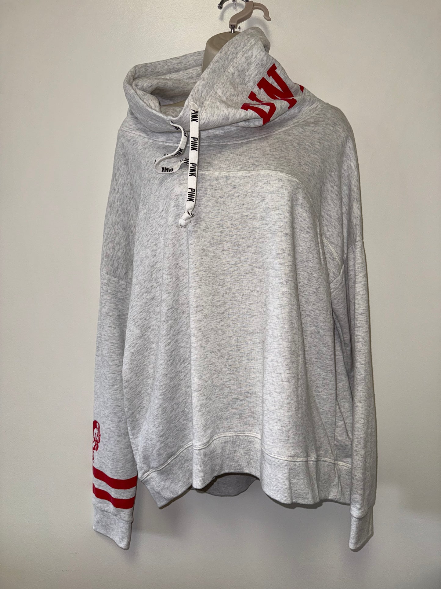 PINK Victoria's Secret (Large) Ohio State Buckeyes Cowl Neck Sweatshirt