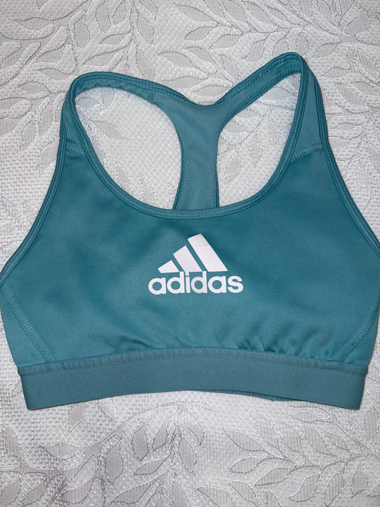 Adidas (Small) Blue Sports Bra