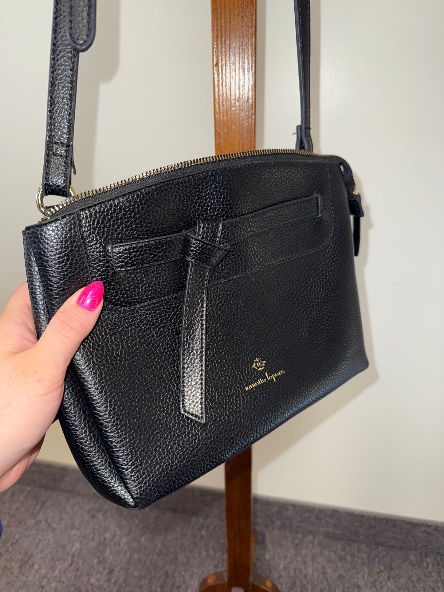 Nanette Lepore Black Crossbody Purse