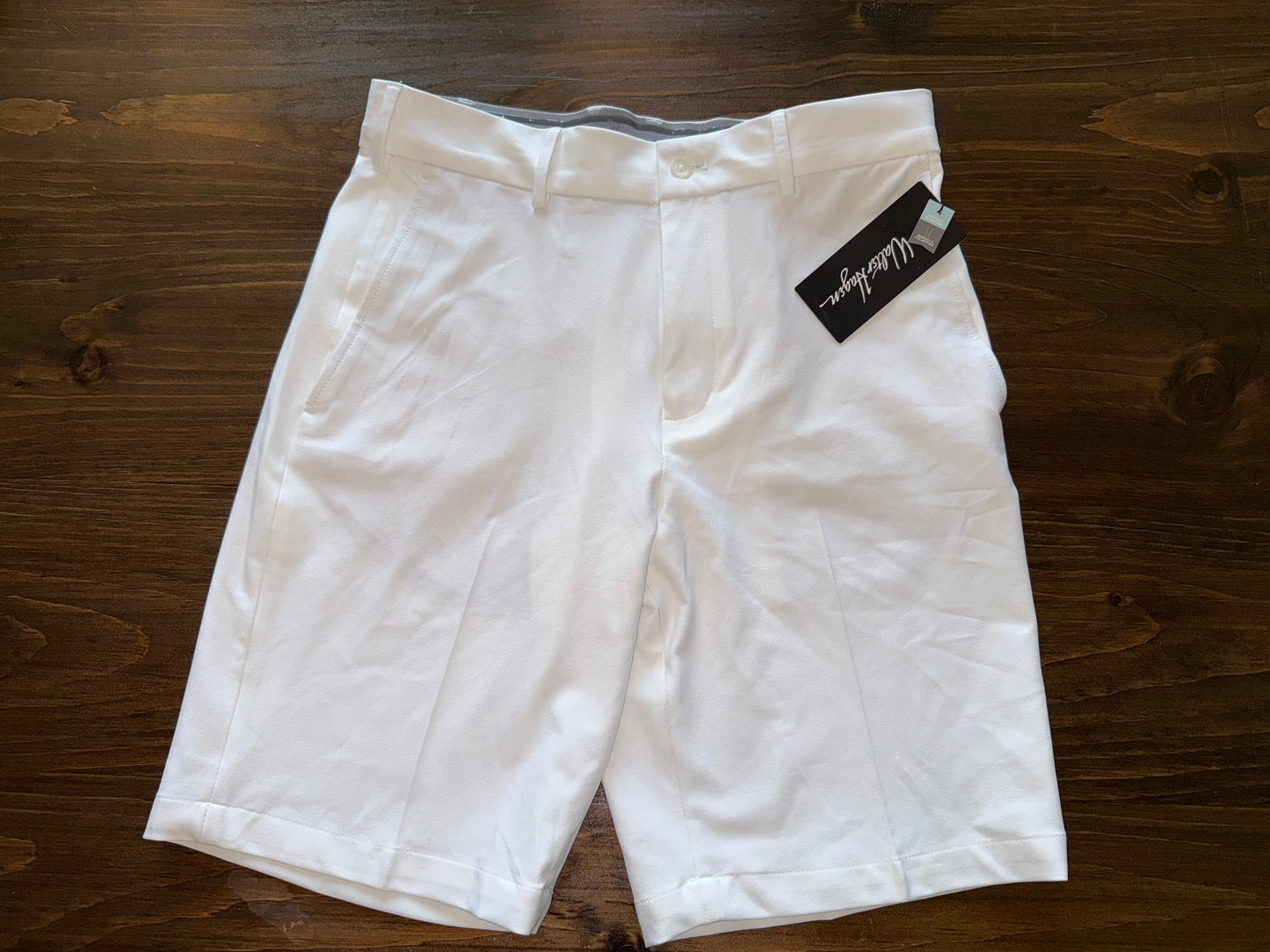 NWT Walter Hagen (32) Brand New White Perfect 11 Collection Shorts