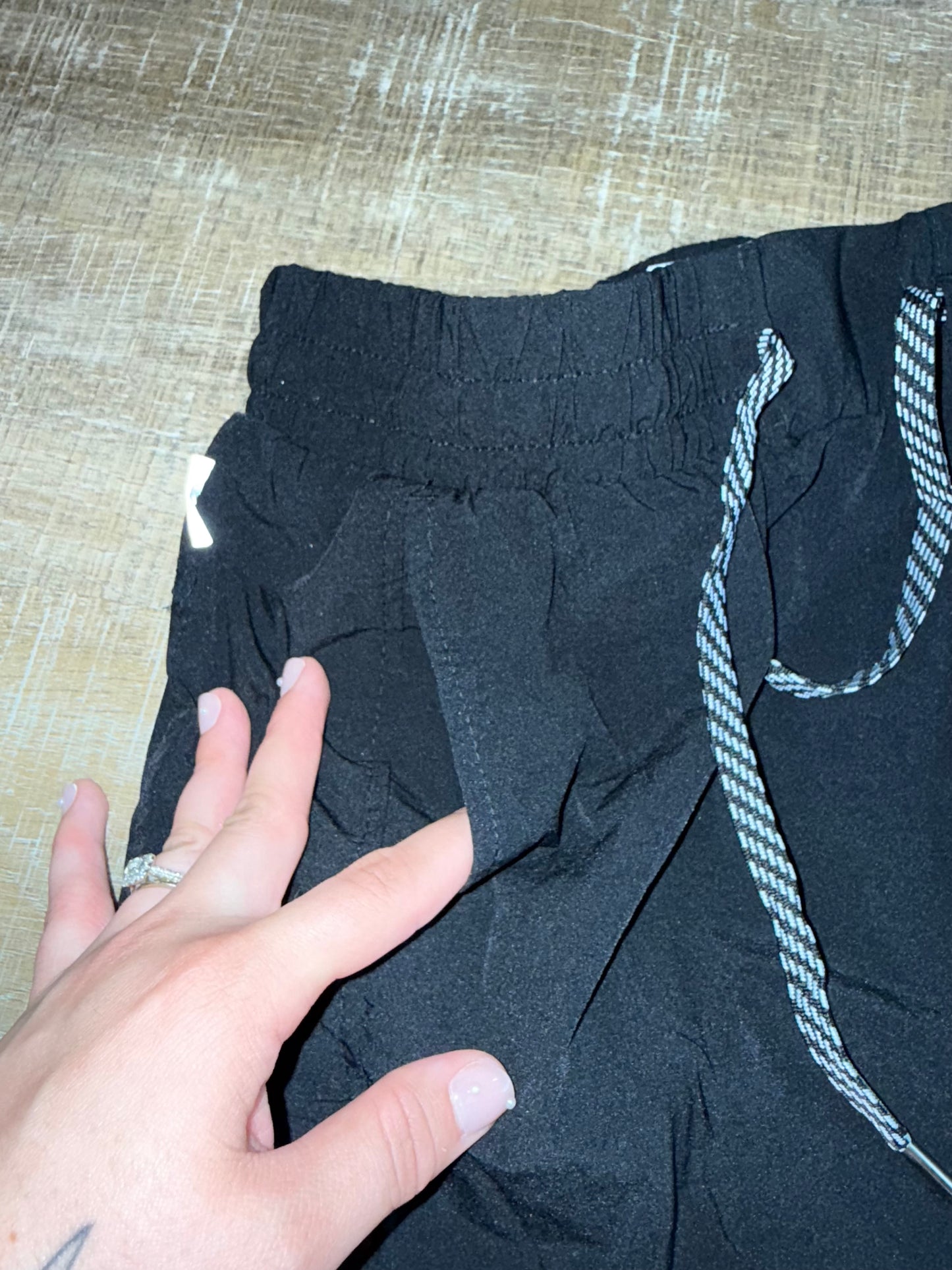 Avalanche (Small) Black Midi Skort with Pockets