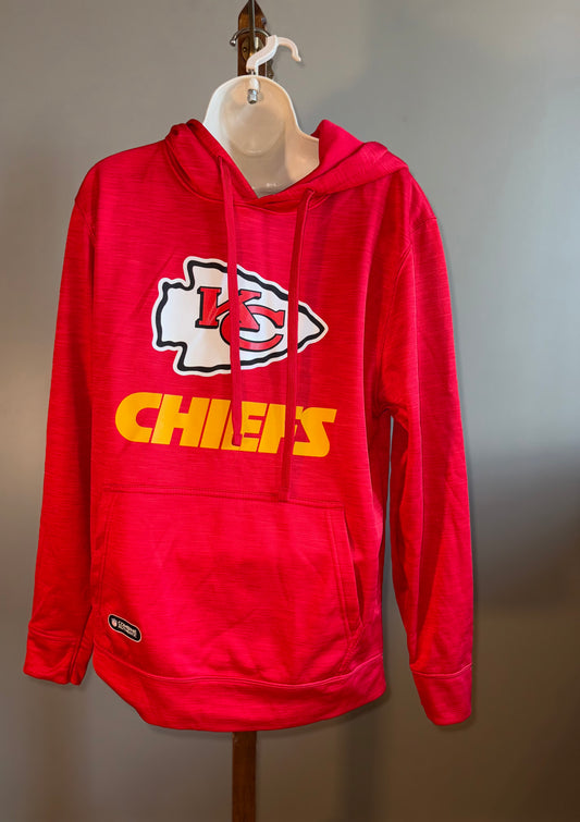 NFL Team Apparel (Small) Kansas Chiefs Red/Gold Hoodie