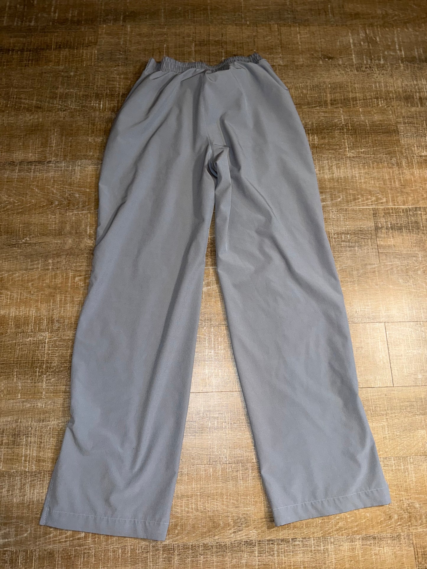 Abercrombie & Fitch (XS) Grey Lined Track Pants with Slit in Ankle