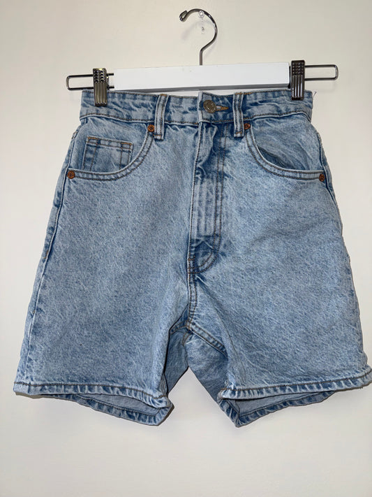 Zara (0) Light Wash High Rise Denim Blue Jean Shorts