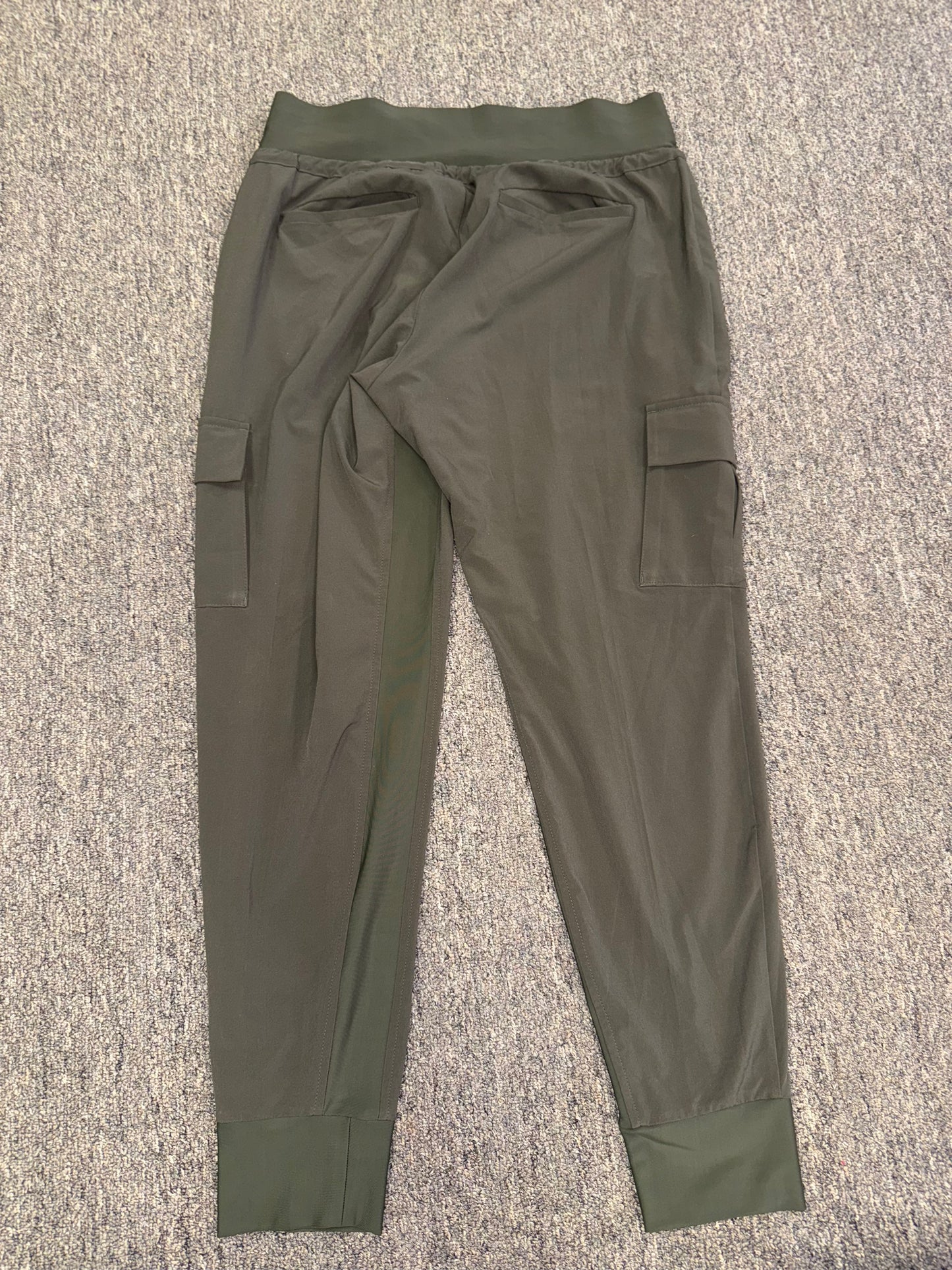 Athleta (4) Green Drawstring Jogger Pants